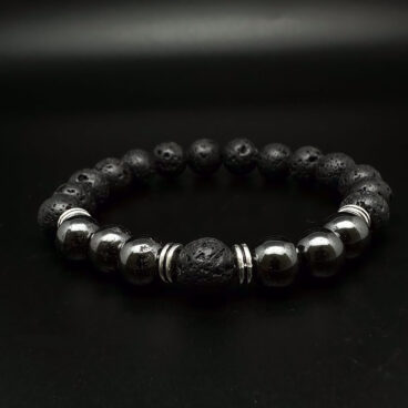 SAINT MALOU ARMBAND BLACK LAVA